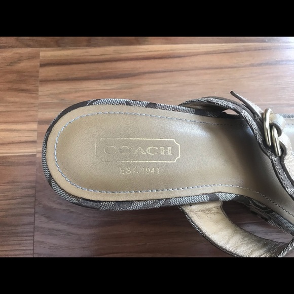 Coach Wedges - Picture 3 of 5